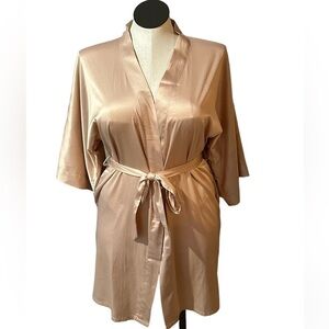 SIORO Women's Silk Robe Satin Kimono Lounge Bathrobe women’s size small